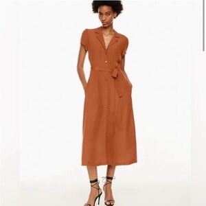 Wilfred - Aritzia - Button Shirt Midi Dress
